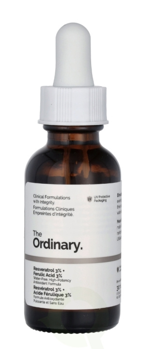 The Ordinary Resveratrol 3% + Ferulic Acid 3% 30 ml ryhmässä KAUNEUS JA TERVEYS / Ihonhoito / Kasvot / Seerumit iholle @ TP E-commerce Nordic AB (C74816)