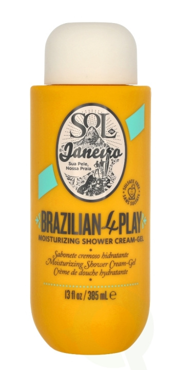 Sol De Janeiro Brazilian 4 Play Moisturizing Shower Cream 385 ml ryhmässä KAUNEUS JA TERVEYS / Ihonhoito / Kehon hoito / Kylpy- ja suihkugeelit @ TP E-commerce Nordic AB (C74915)