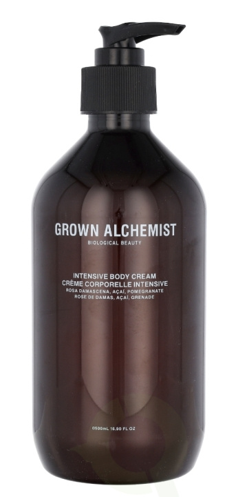 Grown Alchemist Intensive Body Cream 500 ml Rosa Damascena, Acai & Pomegranate ryhmässä KAUNEUS JA TERVEYS / Ihonhoito / Kehon hoito / Vartalovoide @ TP E-commerce Nordic AB (C75064)