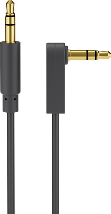 Goobay 3,5 mm uros - 90° 3,5 mm uros -audiokaapeli, 50 cm ryhmässä KODINELEKTRONIIKKA / Kaapelit & Sovittimet / Analoginen ääni / 3.5 mm @ TP E-commerce Nordic AB (C75121)