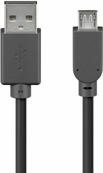 Goobay USB-A - Micro-B -kaapeli, 5 m ryhmässä TIETOKOONET & TARVIKKEET / Kaapelit & Sovittimet / USB / Micro-USB / Kaapelit @ TP E-commerce Nordic AB (C75129)