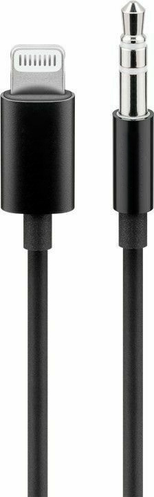 Goobay AUX Lightning – 3,5 mm -audiokaapeli, 1m ryhmässä ÄLYPUHELIMET JA TABLETIT / Laturit & Kaapelit / Sovittimet @ TP E-commerce Nordic AB (C75134)