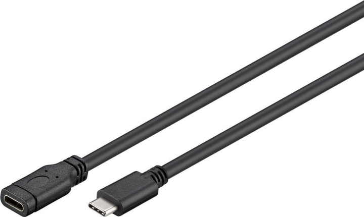 Goobay USB-C - USB-C 3.1 Gen 1 -jatkokaapeli, 1 m ryhmässä TIETOKOONET & TARVIKKEET / Kaapelit & Sovittimet / USB / USB-C @ TP E-commerce Nordic AB (C75148)