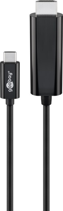 Goobay USB-C - HDMI -kaapeli, 1,8 m ryhmässä TIETOKOONET & TARVIKKEET / Kaapelit & Sovittimet / USB / USB-C @ TP E-commerce Nordic AB (C75150)