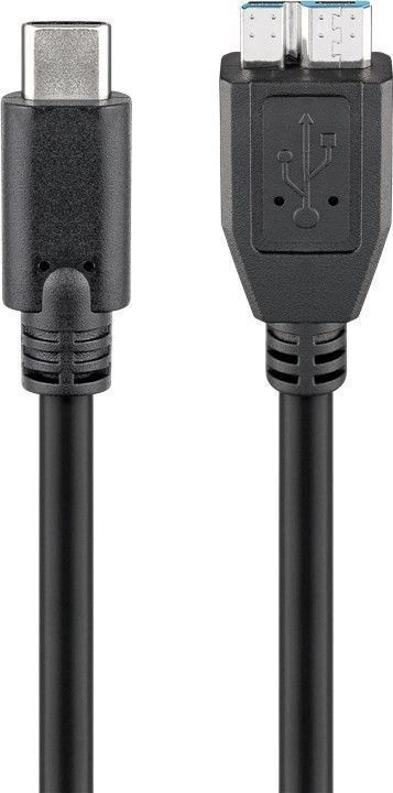 Goobay USB-C - micro-B -kaapeli, 1 m ryhmässä TIETOKOONET & TARVIKKEET / Kaapelit & Sovittimet / USB / USB-C @ TP E-commerce Nordic AB (C75171)