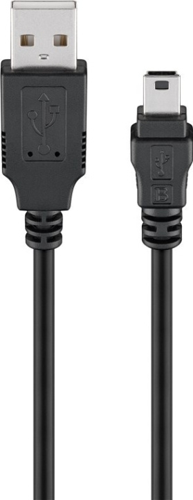 Goobay USB 2.0 A - Mini-B -kaapeli, 0,3 m ryhmässä TIETOKOONET & TARVIKKEET / Kaapelit & Sovittimet / USB / Mini-USB @ TP E-commerce Nordic AB (C75178)