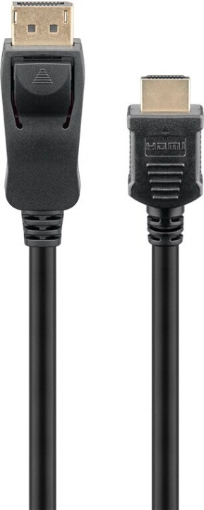 Goobay DisplayPort - HDMI -monitorikaapeli, 1 m ryhmässä TIETOKOONET & TARVIKKEET / Kaapelit & Sovittimet / DisplayPort / Kaapelit @ TP E-commerce Nordic AB (C75202)