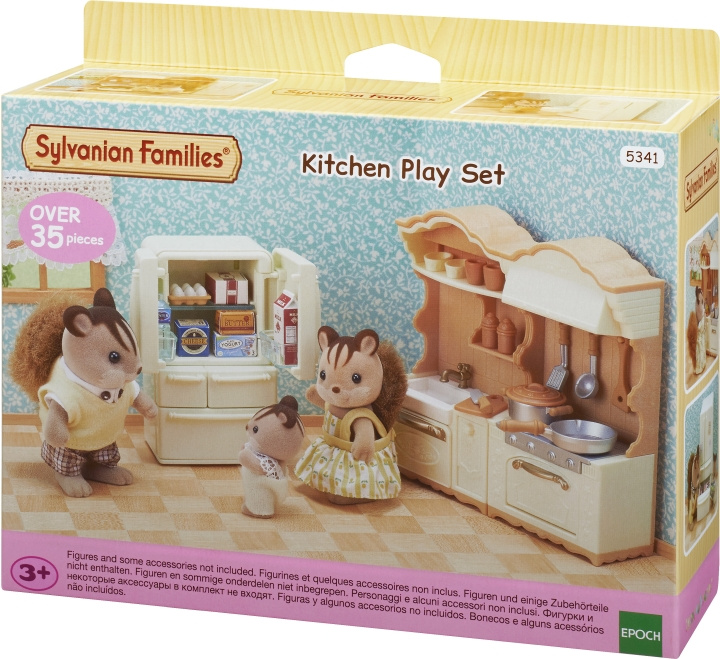 Sylvanian Families Maalaistalon keittiö jääkaapilla ryhmässä LELUT, TUOTTEET LAPSILLE JA VAUVOILLE / Leikkikalut, Askartelu &Pelit / Nuket & Tarvikkeet @ TP E-commerce Nordic AB (C75217)