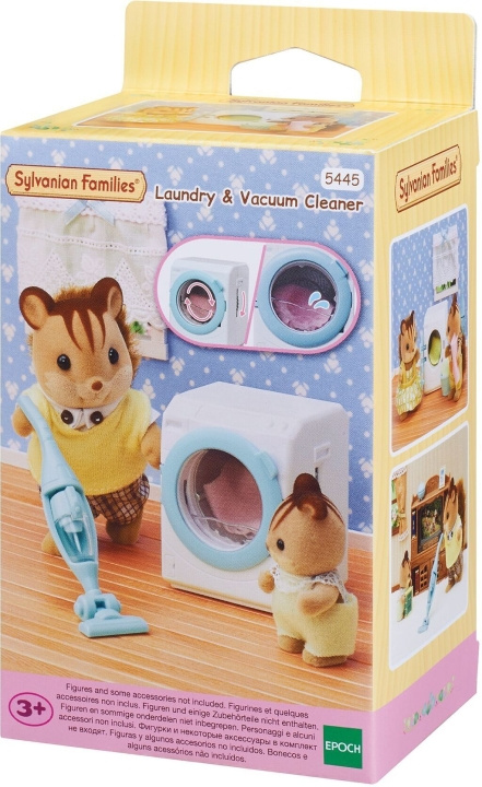 Sylvanian Families Pesukone ja imuri ryhmässä LELUT, TUOTTEET LAPSILLE JA VAUVOILLE / Leikkikalut, Askartelu &Pelit / Nuket & Tarvikkeet @ TP E-commerce Nordic AB (C75227)