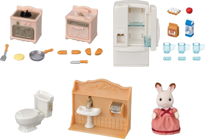 Sylvanian Families Täydellinen kalustesetti ryhmässä LELUT, TUOTTEET LAPSILLE JA VAUVOILLE / Leikkikalut, Askartelu &Pelit / Nuket & Tarvikkeet @ TP E-commerce Nordic AB (C75237)