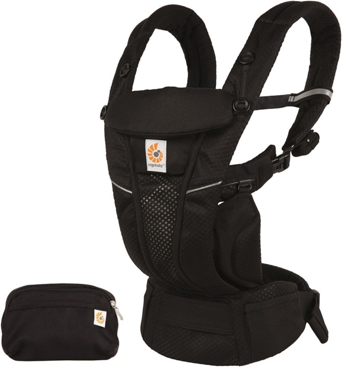 Ergobaby Omni Breeze -kantoreppu, Onyx Black ryhmässä LELUT, TUOTTEET LAPSILLE JA VAUVOILLE / Lasten tekstiilit / Vauvan kantoreppu ja kääreet @ TP E-commerce Nordic AB (C75247)