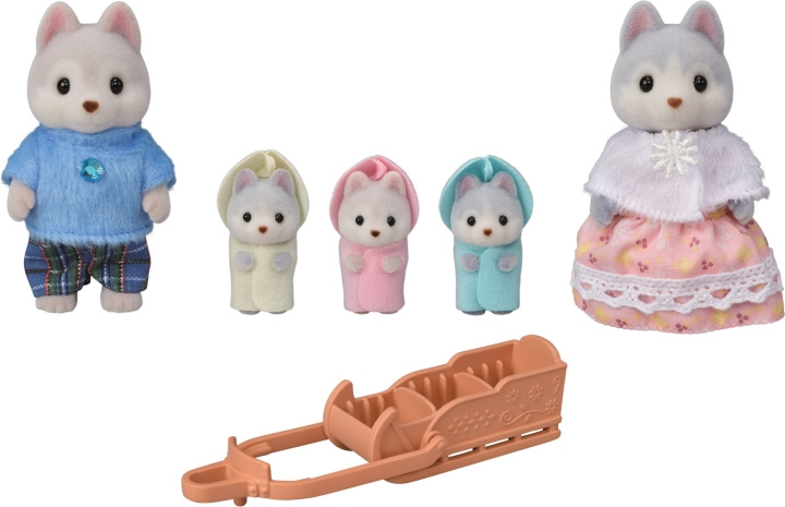 Sylvanian Families Huskyperhe ryhmässä LELUT, TUOTTEET LAPSILLE JA VAUVOILLE / Leikkikalut, Askartelu &Pelit / Nuket & Tarvikkeet @ TP E-commerce Nordic AB (C75249)