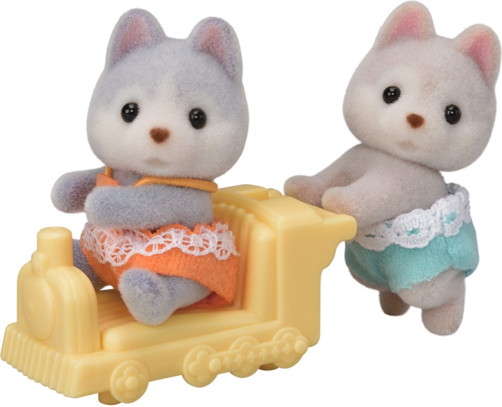 Sylvanian Families Huskykaksoset ryhmässä LELUT, TUOTTEET LAPSILLE JA VAUVOILLE / Leikkikalut, Askartelu &Pelit / Nuket & Tarvikkeet @ TP E-commerce Nordic AB (C75250)