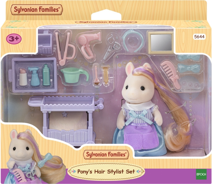 Sylvanian Families Ponin kampaaja -leikkisetti ryhmässä LELUT, TUOTTEET LAPSILLE JA VAUVOILLE / Leikkikalut, Askartelu &Pelit / Nuket & Tarvikkeet @ TP E-commerce Nordic AB (C75257)