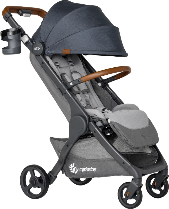 Ergobaby Metro+ Deluxe -matkarattaat, London Grey ryhmässä LELUT, TUOTTEET LAPSILLE JA VAUVOILLE / Lastenvaunut & Tarvikkeet @ TP E-commerce Nordic AB (C75279)