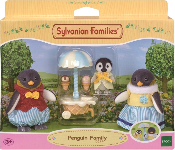 Sylvanian Families Pingviiniperhe ryhmässä LELUT, TUOTTEET LAPSILLE JA VAUVOILLE / Leikkikalut, Askartelu &Pelit / Nuket & Tarvikkeet @ TP E-commerce Nordic AB (C75283)