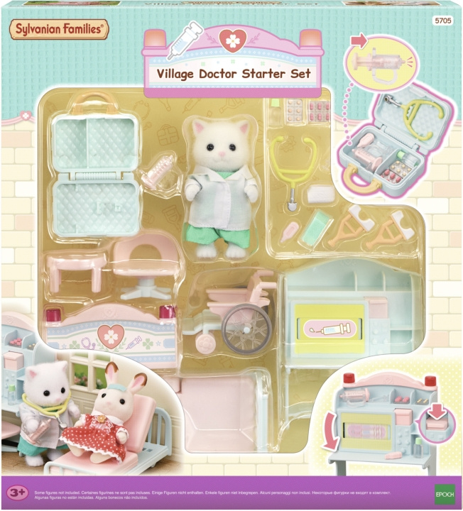 Sylvanian Families Lääkärisetti aloitustaloon ryhmässä LELUT, TUOTTEET LAPSILLE JA VAUVOILLE / Leikkikalut, Askartelu &Pelit / Nuket & Tarvikkeet @ TP E-commerce Nordic AB (C75285)