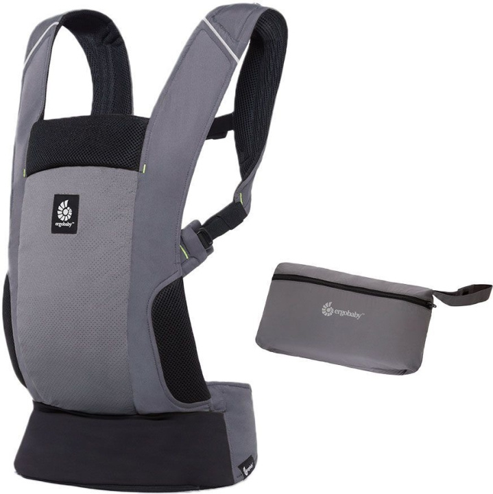 Ergobaby Away -kantoreppu, Graphite Grey ryhmässä LELUT, TUOTTEET LAPSILLE JA VAUVOILLE / Lasten tekstiilit / Vauvan kantoreppu ja kääreet @ TP E-commerce Nordic AB (C75287)