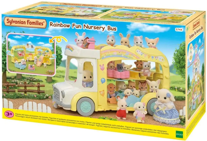 Sylvanian Families 3-kerrosbussi leikkipuistolla ryhmässä LELUT, TUOTTEET LAPSILLE JA VAUVOILLE / Leikkikalut, Askartelu &Pelit / Nuket & Tarvikkeet @ TP E-commerce Nordic AB (C75304)