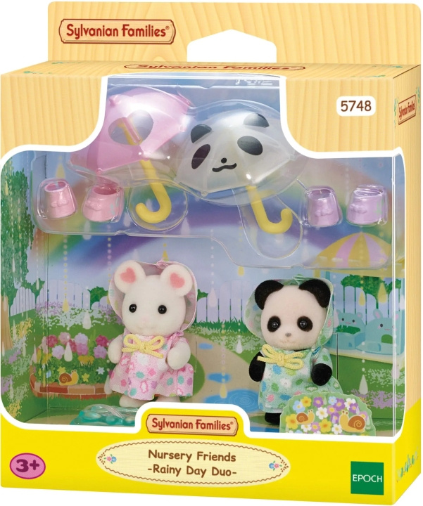 Sylvanian Families Kaverukset sateessa ryhmässä LELUT, TUOTTEET LAPSILLE JA VAUVOILLE / Leikkikalut, Askartelu &Pelit / Nuket & Tarvikkeet @ TP E-commerce Nordic AB (C75306)