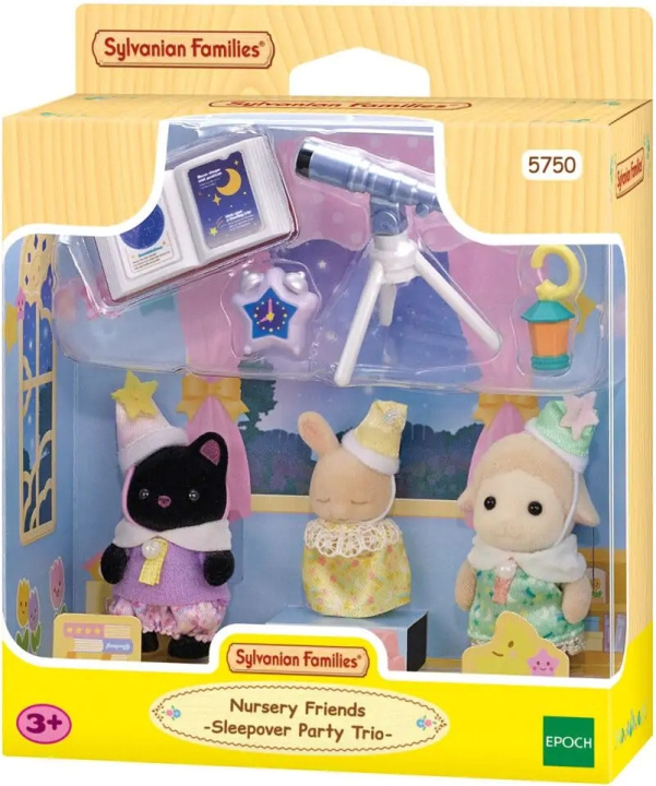 Sylvanian Families Kolmoset yökylässä ryhmässä LELUT, TUOTTEET LAPSILLE JA VAUVOILLE / Leikkikalut, Askartelu &Pelit / Nuket & Tarvikkeet @ TP E-commerce Nordic AB (C75308)