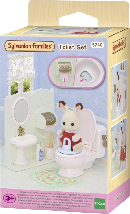 Sylvanian Families WC-setti ryhmässä LELUT, TUOTTEET LAPSILLE JA VAUVOILLE / Leikkikalut, Askartelu &Pelit / Nuket & Tarvikkeet @ TP E-commerce Nordic AB (C75312)