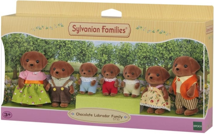 Sylvanian Families Suklaalabradorperhe ryhmässä LELUT, TUOTTEET LAPSILLE JA VAUVOILLE / Leikkikalut, Askartelu &Pelit / Nuket & Tarvikkeet @ TP E-commerce Nordic AB (C75314)