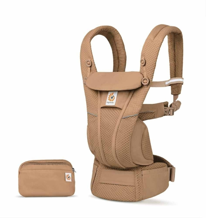 Ergobaby Omni Breeze -kantoreppu, Camel Brown ryhmässä LELUT, TUOTTEET LAPSILLE JA VAUVOILLE / Lasten tekstiilit / Vauvan kantoreppu ja kääreet @ TP E-commerce Nordic AB (C75338)