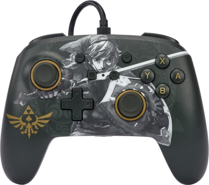 PowerA Enhanced Wired Controller -peliohjain, Battle-Ready Link, Switch ryhmässä KODINELEKTRONIIKKA / Pelikonsolit & Tarvikkeet / Nintendo Switch / Tarvikkeet @ TP E-commerce Nordic AB (C75377)