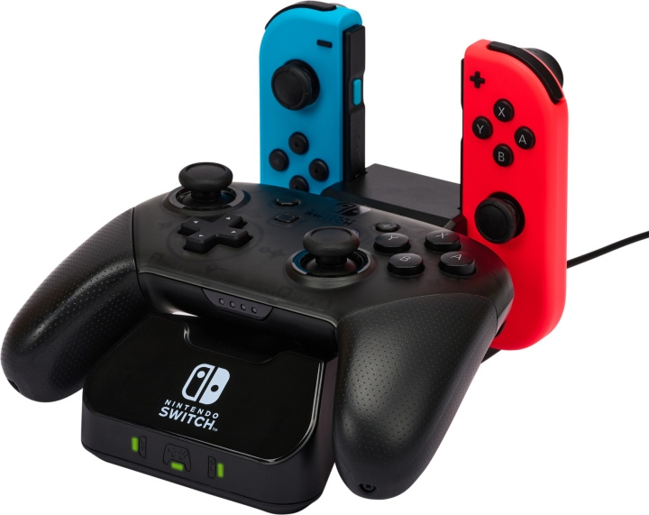 PowerA Controller Charging Base -lataustelakka, Switch ryhmässä KODINELEKTRONIIKKA / Pelikonsolit & Tarvikkeet / Nintendo Switch / Tarvikkeet @ TP E-commerce Nordic AB (C75391)