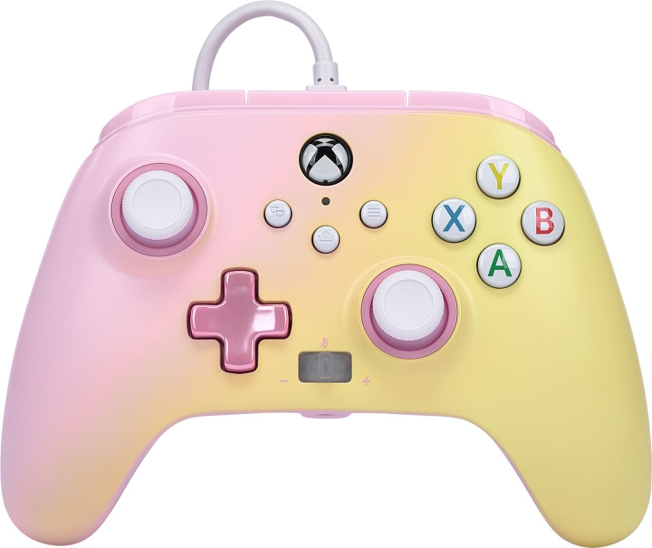 PowerA Enhanced Wired Controller -peliohjain, Pink Lemonade, Xbox ryhmässä KODINELEKTRONIIKKA / Pelikonsolit & Tarvikkeet / Xbox Series X @ TP E-commerce Nordic AB (C75394)