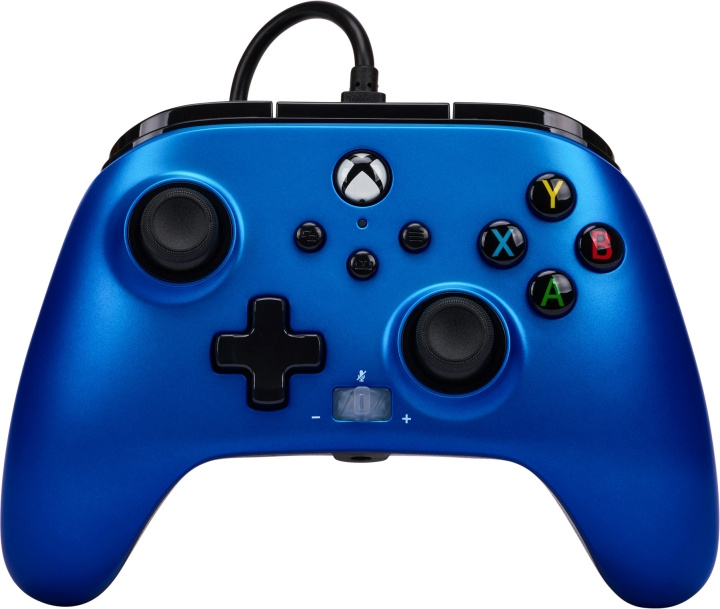 PowerA Enhanced Wired Controller -peliohjain, Sapphire Fade, Xbox ryhmässä KODINELEKTRONIIKKA / Pelikonsolit & Tarvikkeet / Xbox Series X @ TP E-commerce Nordic AB (C75395)