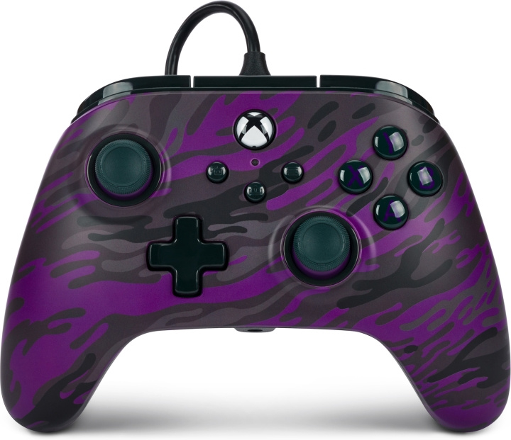 PowerA Advantage Wired Controller -peliohjain, Purple Camo, Xbox ryhmässä KODINELEKTRONIIKKA / Pelikonsolit & Tarvikkeet / Xbox Series X @ TP E-commerce Nordic AB (C75396)