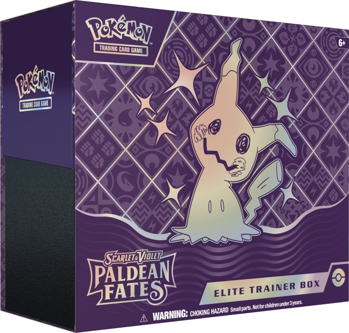 POKEMON Scarlet & Violet 4.5: Paldea Fates Elite Trainer Box -keräilykorttisetti ryhmässä LELUT, TUOTTEET LAPSILLE JA VAUVOILLE / Leikkikalut, Askartelu &Pelit / Lelut @ TP E-commerce Nordic AB (C75402)