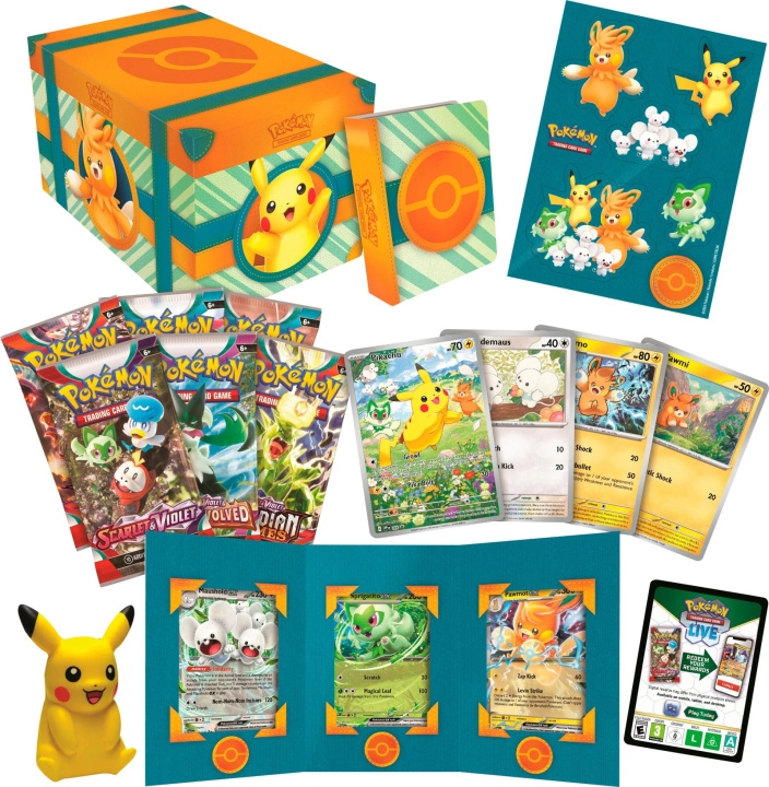 POKEMON Paldea Adventure Chest -keräilykorttiarkku ryhmässä LELUT, TUOTTEET LAPSILLE JA VAUVOILLE / Leikkikalut, Askartelu &Pelit / Lelut @ TP E-commerce Nordic AB (C75420)