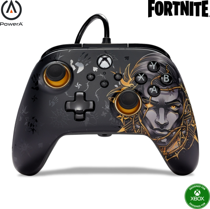 PowerA Advantage Wired Controller -langallinen peliohjain, Midas, Xbox / PC ryhmässä KODINELEKTRONIIKKA / Pelikonsolit & Tarvikkeet / Xbox Series X @ TP E-commerce Nordic AB (C75426)