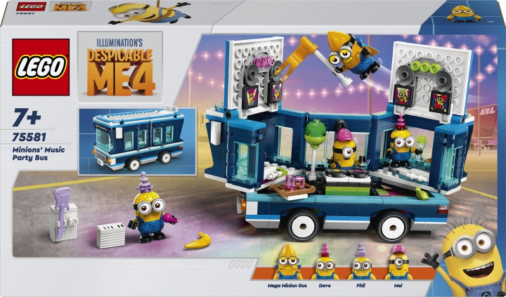 LEGO Minions 75581 - Kätyrien musajuhlabussi ryhmässä LELUT, TUOTTEET LAPSILLE JA VAUVOILLE / Leikkikalut, Askartelu &Pelit / Rakennuslelut / Lego @ TP E-commerce Nordic AB (C75430)