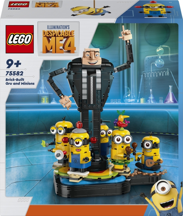 LEGO Minions 75582 - Palikoista rakennettavat Gru ja kätyrit ryhmässä LELUT, TUOTTEET LAPSILLE JA VAUVOILLE / Leikkikalut, Askartelu &Pelit / Rakennuslelut / Lego @ TP E-commerce Nordic AB (C75431)