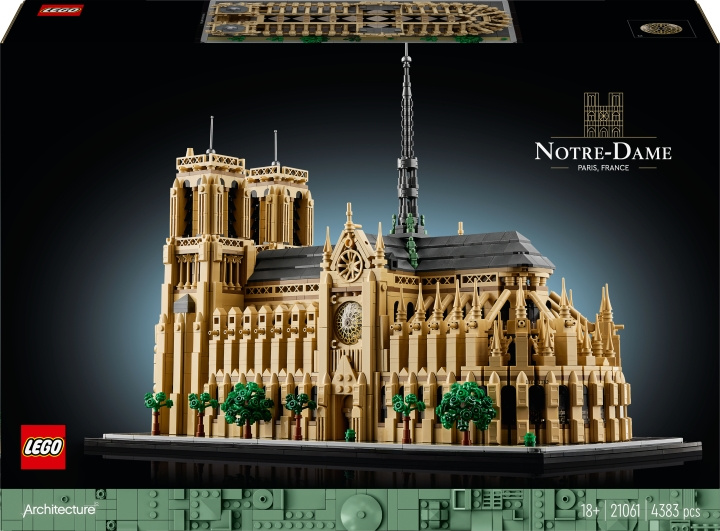 LEGO Architecture 21061 - Notre-Dame Pariisissa ryhmässä LELUT, TUOTTEET LAPSILLE JA VAUVOILLE / Leikkikalut, Askartelu &Pelit / Rakennuslelut / Lego @ TP E-commerce Nordic AB (C75441)