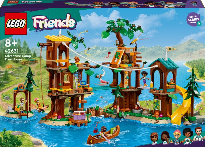 LEGO Friends 42631 - Seikkailuleirin puumaja ryhmässä LELUT, TUOTTEET LAPSILLE JA VAUVOILLE / Leikkikalut, Askartelu &Pelit / Rakennuslelut / Lego @ TP E-commerce Nordic AB (C75444)