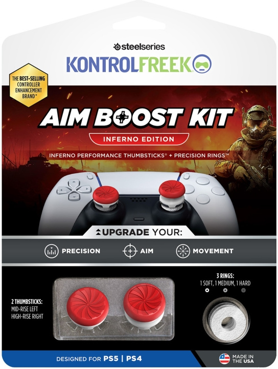 KontrolFreek Aim Boost Kit - Inferno Edition (PS5) ryhmässä KODINELEKTRONIIKKA / Pelikonsolit & Tarvikkeet / Sony PlayStation 5 @ TP E-commerce Nordic AB (C75454)