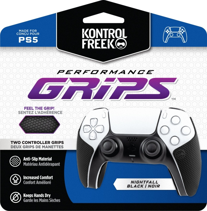 KontrolFreek Performance Grips, musta (PS5) ryhmässä KODINELEKTRONIIKKA / Pelikonsolit & Tarvikkeet / Sony PlayStation 5 @ TP E-commerce Nordic AB (C75456)