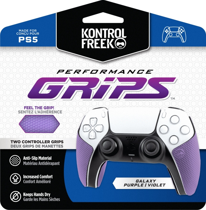 KontrolFreek Performance Grips, purpura (PS5) ryhmässä KODINELEKTRONIIKKA / Pelikonsolit & Tarvikkeet / Sony PlayStation 5 @ TP E-commerce Nordic AB (C75458)