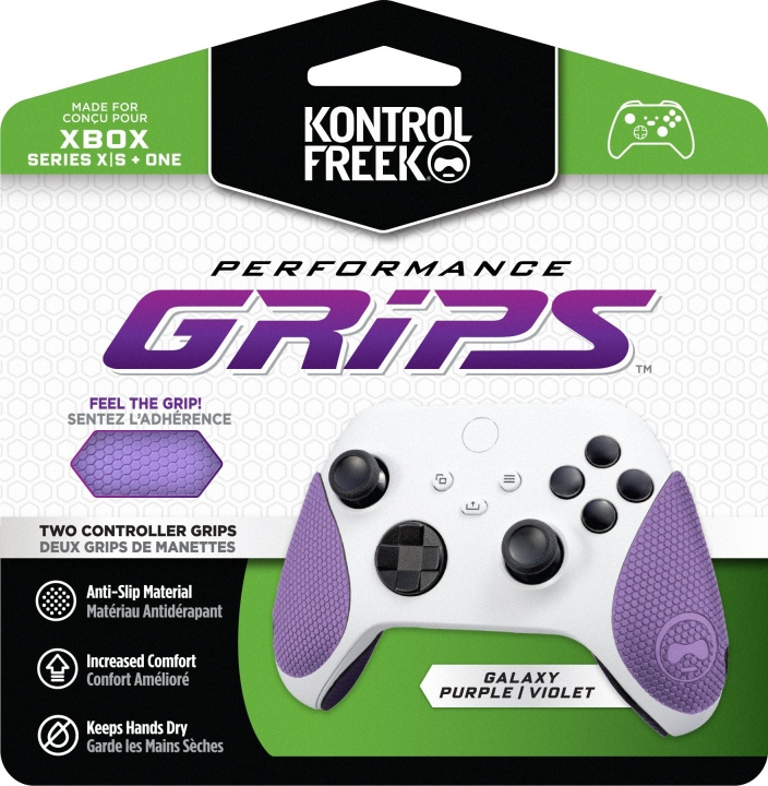 KontrolFreek Performance Grips, purpura (Xbox) ryhmässä KODINELEKTRONIIKKA / Pelikonsolit & Tarvikkeet / Xbox Series X @ TP E-commerce Nordic AB (C75459)