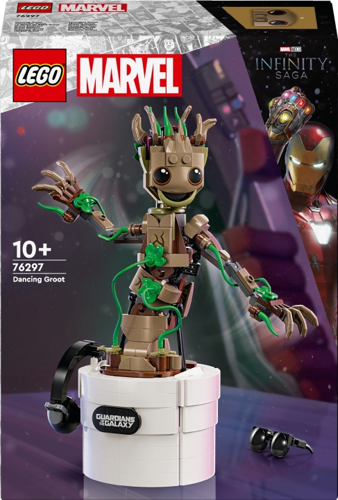 LEGO Super Heroes Marvel 76297 - Tanssiva Groot ryhmässä LELUT, TUOTTEET LAPSILLE JA VAUVOILLE / Leikkikalut, Askartelu &Pelit / Rakennuslelut / Lego @ TP E-commerce Nordic AB (C75469)