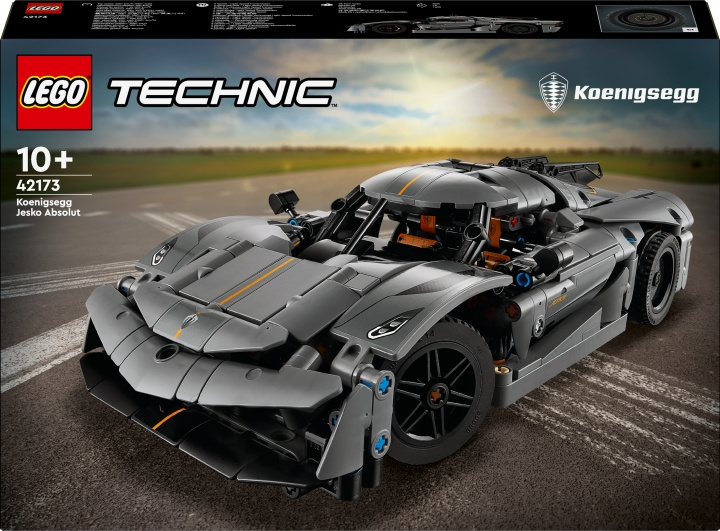 LEGO Technic 42173 - Harmaa hyperauto Koenigsegg Jesko Absolut ryhmässä LELUT, TUOTTEET LAPSILLE JA VAUVOILLE / Leikkikalut, Askartelu &Pelit / Rakennuslelut / Lego @ TP E-commerce Nordic AB (C75480)