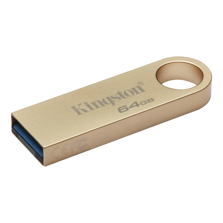 Kingston 64GB 220MB/s Metal USB 3.2 Gen 1 DataTraveler SE9 G3 ryhmässä KODINELEKTRONIIKKA / Tallennusvälineet / USB-muistitikku / USB 3.2 @ TP E-commerce Nordic AB (C75514)