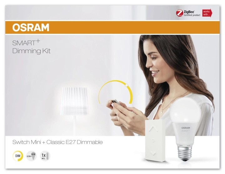 LEDVANCE SMART+ switch mini kit 60W/827 E27 ZigBee ryhmässä KOTI, TALOUS JA PUUTARHA / Älykodit @ TP E-commerce Nordic AB (C75521)