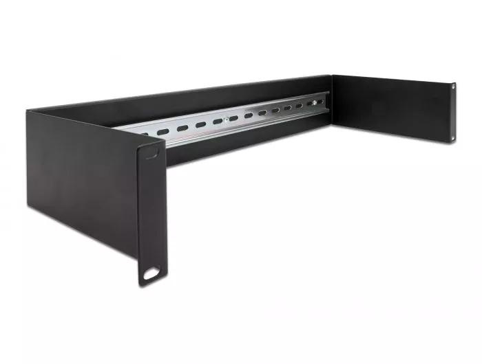 DeLOCK 19″ DIN rail Panel 2U black ryhmässä TIETOKOONET & TARVIKKEET / Tietokonetarvikkeet / Muut @ TP E-commerce Nordic AB (C75531)