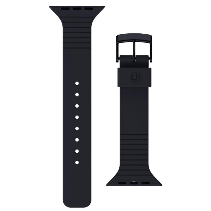 U by UAG Apple Watch 45/44/42 U Aurora Strap, Black ryhmässä URHEILU, VAPAA-AIKA JA HARRASTUS / Urheilu- ja sykekellot / Tarvikkeet @ TP E-commerce Nordic AB (C75558)